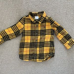 Boys 3T lot: two Hannah Anderson Flannels and Mini Biden long sleeve shirt